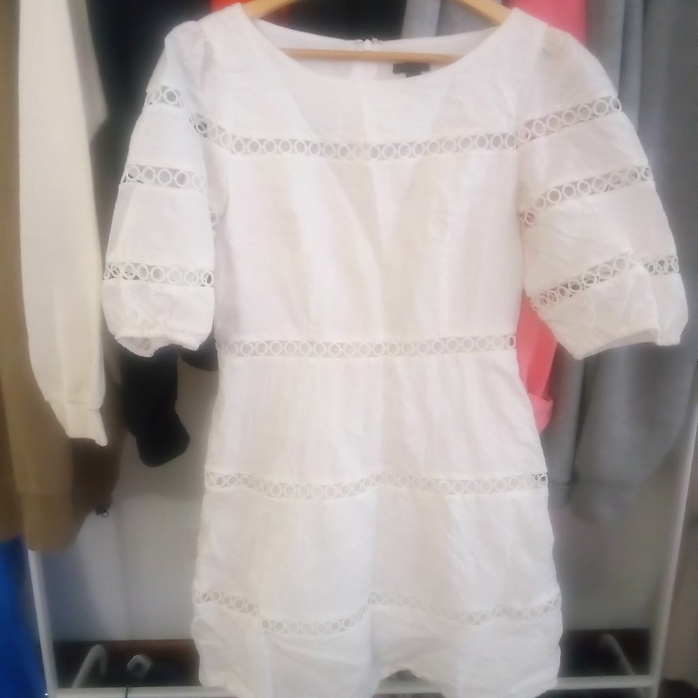 Ann Taylor white spring/summer dress
